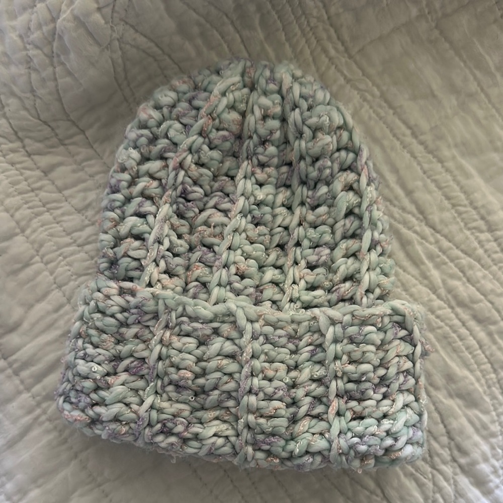Cozy Multicolor Knit Kids Beanie